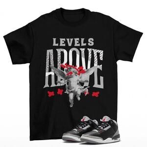 Levels Shirt To Match Jordan 3 Retro Og Black Cement